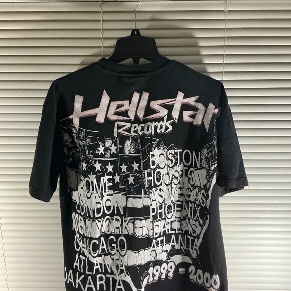 Black Hellstar skull tee - Picture 2 of 6
